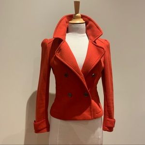 H&M Coral Pea Coat
